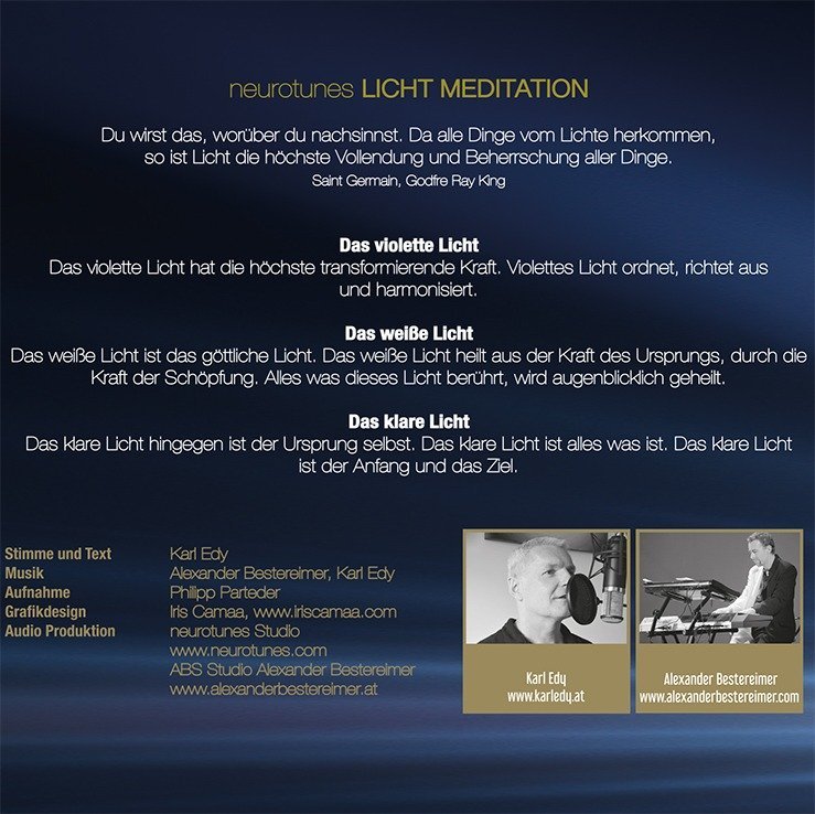 Licht Meditation Cd Cover 2